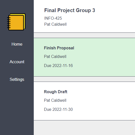 Student Project Portal Preview